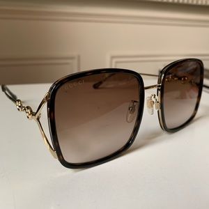 GUCCI- Havana/Brown shaded Sunglasses GG1016SK 58/20/140